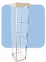 Vitrina alta cristal
