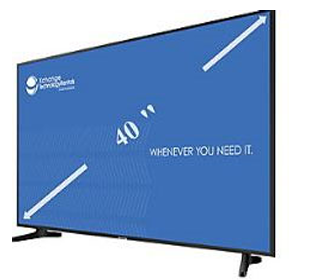 Pantalla 40" con conexión USB